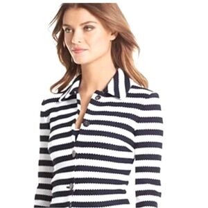 Diane von Furstenberg Navy Blue Walda/Lacie Jacket
